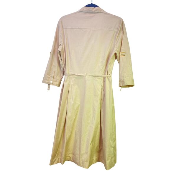 Tory Burch Tan Wardrobe Capsule Dress, Safari ,Quiet Luxury , Belted Classic 10 - Picture 10 of 10